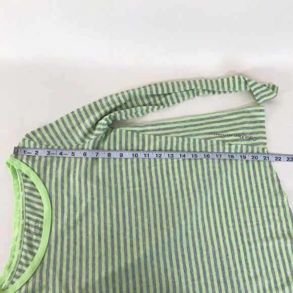 Calvin Klein Performance Open Back Striped Tee Women’s XS Quick Dry Pima Cotton - Picture 9 of 12